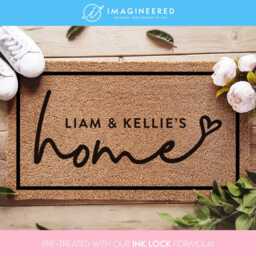 Custom Doormat - Personalized Door Mat Doormats With Name Rug Monogram Housewarming Gift Closing - thumbnail 4