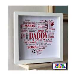 Dad Daddy Grandad Husband Brother Son Friend Personalised Custom Word Art Framed Print Unique Birthday Good Luck Fathers Day Gift For Him - thumbnail 2