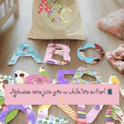 Abc Fabric Sensory Letters Baby Learning Toys - thumbnail 2