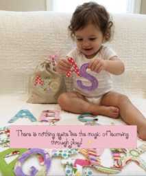 Abc Fabric Sensory Letters Baby Learning Toys