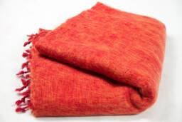 Hand-Loomed Yak Wool Blanket Shawl Soft Travel Wrap, Nepal