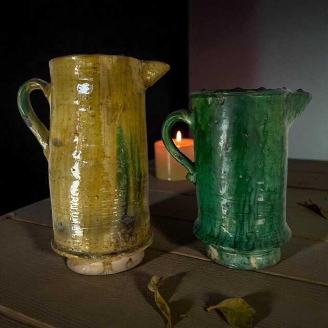 Terracotta Vase, Tamegroute Pottery Deco, Natural Cup - image 1