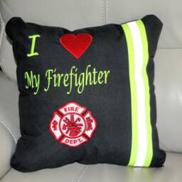 Firefighter Pillow Turnout Gear, Bunker Gear - thumbnail 4