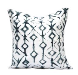 Indigo Blue Pillow, Throw Navy Home Decor, Decorative Accent Blue Pillow, Decor - thumbnail 1