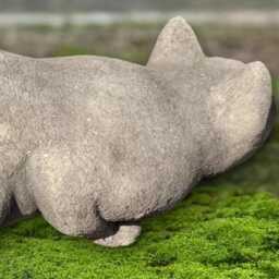 Sneaky Cat Concrete Figurine Handmade Kitty Garden Sculpture Outdoor Stone Pet Decor Memorial Ornament Cement Kitten Lawn Art Gift - thumbnail 4