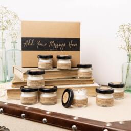 Personalised Candle Gift Box. 9 Soy Wax Candles & 5 Melts. Gift, For Mum, Birthday Or A Housewarming