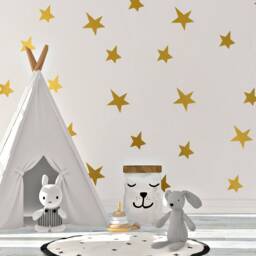 Star Nursery Wall Decals, Baby Room Decor, Removable Vinyl Stickers - thumbnail 2