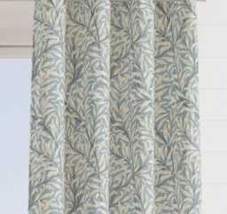 Custom Made William Morris Willow Bough Pebble Blackout Lining Curtains 3 - thumbnail 1
