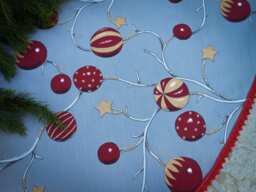 star Christmas Tree Skirt Decor Xmas Gold Holiday Ornament Ornaments