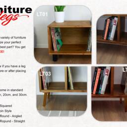 Handcrafted Solid Wood Record Player Stand Vinyl Storage Furniture - thumbnail 3