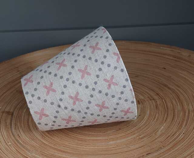 Linen Pink Grey Candle Clip Lampshade Wall Lights Chandeliers - image 1