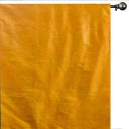 Golden Yellow Silk Dupioni Curtain Panels - Rod Pocket, Grommet, Box Pleat, Three Pinch Tab Top, Plain Ring Top - thumbnail 3
