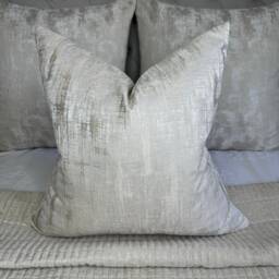 Champagne Cushion Cover, Champagne Textured Pillow Luxury Cover For Sofa Or Bed, Designer Throw Laura Ashley