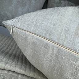 Champagne Cushion Cover, Champagne Textured Pillow Luxury Cover For Sofa Or Bed, Designer Throw Laura Ashley - thumbnail 4
