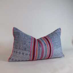 Hmong Pillow Batik Boho Decorative Throw Cushions Sofa Cushion Pillowcase Lumber Pillows Home Decor - thumbnail 2