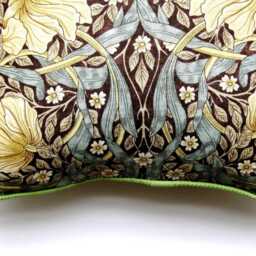 William Morris Pimpernel Linen Cushion Cover Arts & Crafts Throw Pillow - thumbnail 3