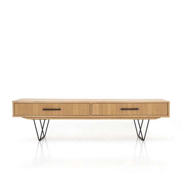 Mid-Century Sideboard, Dresser, Commode, Japandi Furniture, Credenza Made Of Oak Vaneer - Livlo D-L02 - image 1
