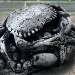 Stone Crab Statue Realistic Concrete Sculpture Handmade Cement Sea Creature Figurine Coastal Garden Decor Outdoor Marine Ornament Gift - thumbnail 3