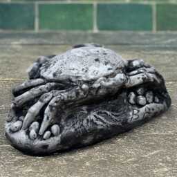 Stone Crab Statue Realistic Concrete Sculpture Handmade Cement Sea Creature Figurine Coastal Garden Decor Outdoor Marine Ornament Gift - thumbnail 2