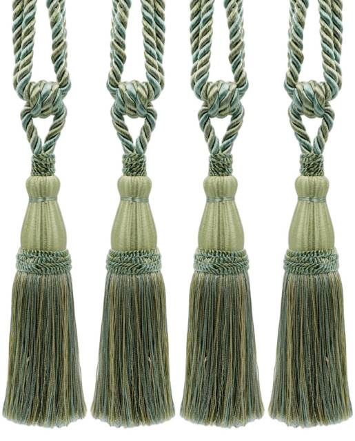 "D??copro Tassel Tieback, Length 8 1/2"" - 21.5cm, Spread 30" - image 1