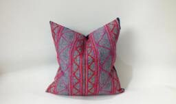 Hmong Pillow Cover Vintage Fabric Ethnic Pattern Cushion Case Hand Woven Textiles Hemp Square Scatter Decorative Cushions Throw Pillows - thumbnail 1
