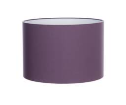 Hand Made Mauve Purple Cotton Drum Lampshade