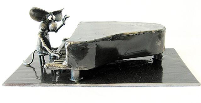 Pianist Mouse Sculpture - image 1