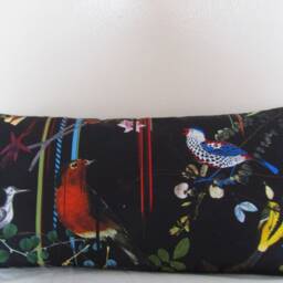 Designers Guild & Christian Lacroix Fabric Birds Sinfonia Crepuscule Cushion Cover - thumbnail 3
