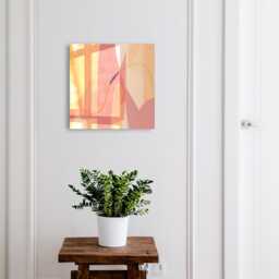 Colorful Bows Key Cabinet For Home, Yellow Industrial Box, Abstract Abstraction, Lovers Of Modern Design & Warm Shades