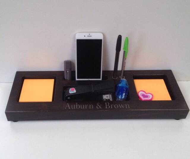 Personalised Desk Tidy Phone Holder Large - image 1