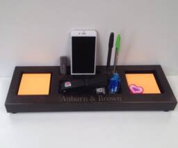 Personalised Desk Tidy Phone Holder Large