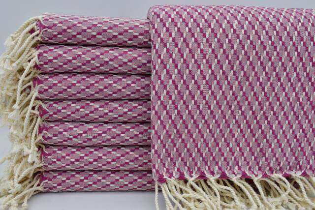 "100% Cotton Towel, Purple Towel, Bath Towel, Bohemian Towel, Shower Towel, 95cmx170cm, 38""x67" - image 1