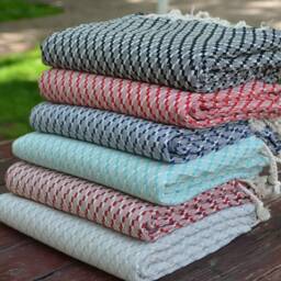 "100% Cotton Towel, Purple Towel, Bath Towel, Bohemian Towel, Shower Towel, 95cmx170cm, 38""x67" - thumbnail 4