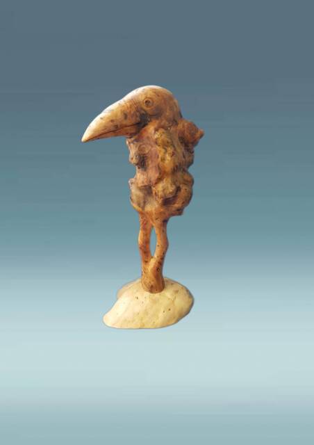Hand Carved Birds, Bird Sculpture, Bird, Wood Bird, Bird Carving, Statue, Bird Art - image 1