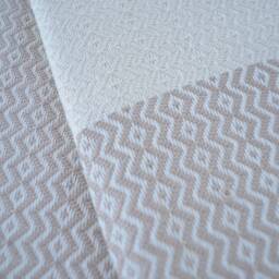 "Beige & Cream Towel, 40""x70" - thumbnail 4