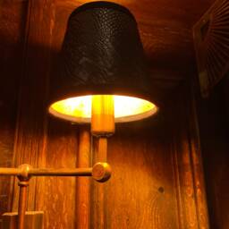 Black Lampshade, Lampshade For Sconce, Chandelier, Gothic - thumbnail 4
