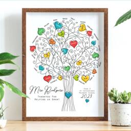 Personalised Teacher Thank You Gift, School Leaving End Of Term Appreciation Gift From Class - thumbnail 1