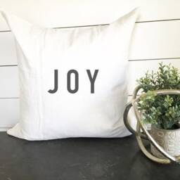 Joy Pillow Cover, 18 X Christmas Joy Pillow, Holiday Pillow, Farmhouse Decor, Modern Decor, Gift - thumbnail 2