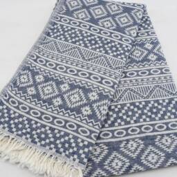 "Kilim Towel, Aztec Towel, Cotton Towel, Turkish Towel, Bath Towel, Double Face Towel, Ultra Soft Towel, Towel, Geometric Towel, 36""x69" - thumbnail 3