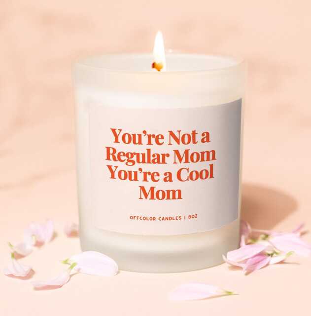 Funny Mom Candle, Gift For Mom, Birthday in My Era, From Daughter, Gifts, Cool Mother's Day Candle - image 1