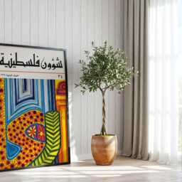 Palestinian Affairs - Shu'un Filastiniya Issue No. 34 - June 1974 - Vintage Palestine Poster - thumbnail 2