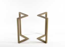 "Metal Modern Dining Table Legs, 28"" X 20"" Bracket Height 26""-30"