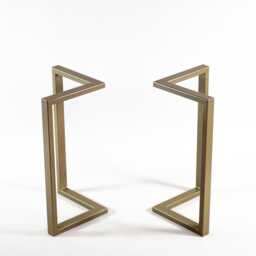 "Metal Modern Dining Table Legs, 28"" X 20"" Bracket Height 26""-30" - thumbnail 3