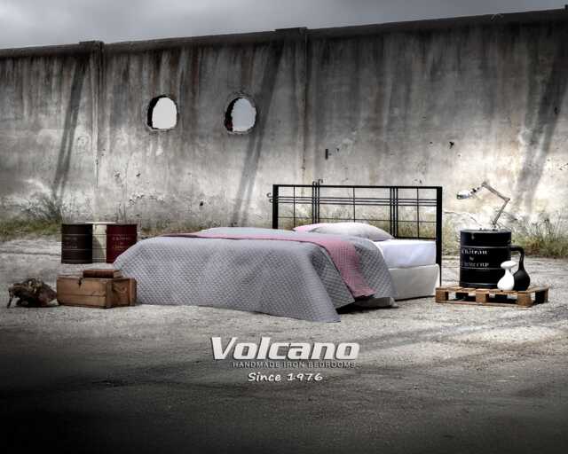 Industrial Metal Bed Frame 160x200 140x200 Pandora - Wrought Iron Loft Lifetime Guarantee - image 1