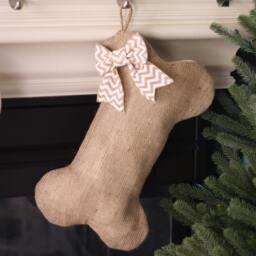 Bone Shaped Christmas Stocking For Dogs - thumbnail 2