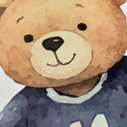 Footballer Wall Stickers Kids Sports Bedroom Decor Teddy Bear Themed Removable Decals - thumbnail 3