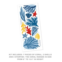 Coral Kit - Fabric Wall Decal Sag Harbor Mej - thumbnail 4