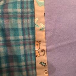 Pillow Case, Plaid Blue, Unisex - thumbnail 2