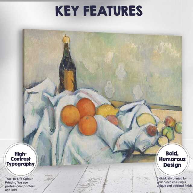 Classic Fruit Still Life Oil Painting Canvas Wall Art Print Decor Picture Ready To Hang - image 1