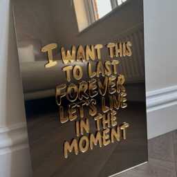 Acrylic 3D Wall Art-Wedding Sign-Bedroom Decor-Acrylic Sign - I Want This To Last Forever - thumbnail 2